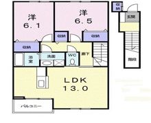 クラールAの間取り画像