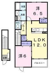 アヴェニールの間取り画像