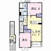 エスペランスAの間取り画像
