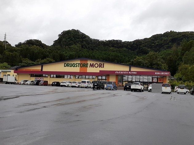 近くのドラッグストアモリ剣之宇都店まで1,700m（徒歩22分）