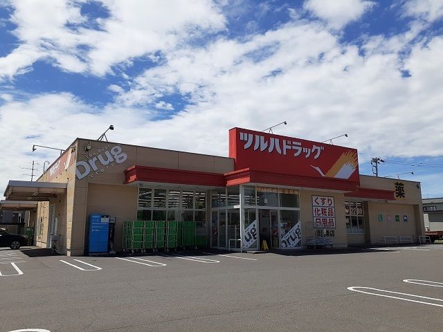 近くのドラッグストアまで750m（徒歩10分）
