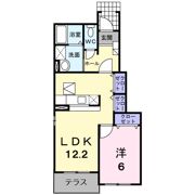 インプレスKM B棟の間取り画像