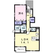 ExcelCourt東小羽山Cの間取り画像