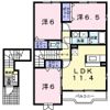 エアリーヒル21 Aの間取り画像