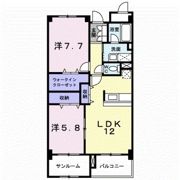 シャトー グラースの間取り画像