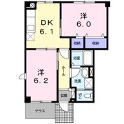 ケイツーレジデンスの間取り画像