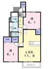アレッサの間取り画像
