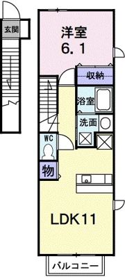 オープン フラワーの間取り画像