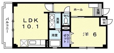 ロンポアンⅢの間取り画像