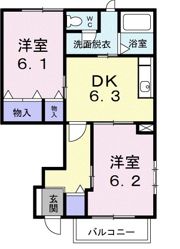 リヴェールBの間取り画像