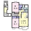 フォレストパーク・壱番館の間取り画像