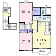 ディールクルム Bの間取り画像