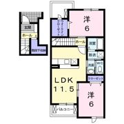フルールの間取り画像