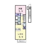 セトル梅林Ⅱの間取り画像