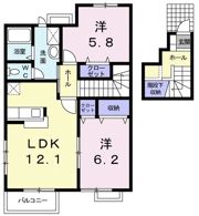 エクセルメゾンBの間取り画像