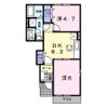 グリーンヒルズ姶良Cの間取り画像