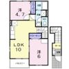 グリーンヒルズ姶良Cの間取り画像