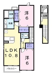 メゾンフォレスタA棟の間取り画像