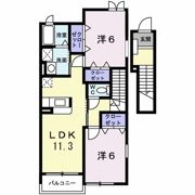ティンバーハイツの間取り画像