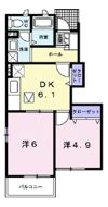 ノエル参番館の間取り画像