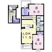 シャトーアンジュの間取り画像