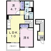 コートシャルマンⅥの間取り画像