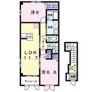イヴェールⅡの間取り画像