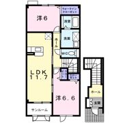 イヴェールⅢの間取り画像