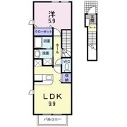 サンセールSAKAGUCHIの間取り画像