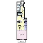 ウエスト 多米の間取り画像