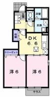 セレッソⅦエスタシオンBの間取り画像