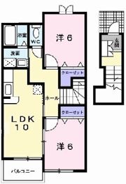 セレッソⅦエスタシオンBの間取り画像