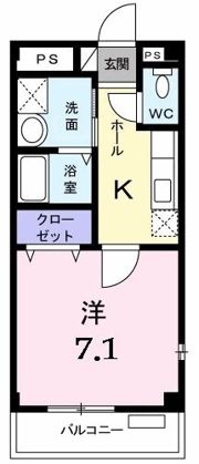 リバーサイド安長の間取り画像