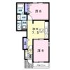 ブレーヌ ミリューBの間取り画像