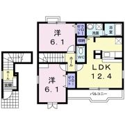プロムナードリバーⅠの間取り画像