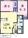 トゥジュールDの間取り画像