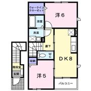 カルムBの間取り画像