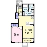 パストラルタウンBの間取り画像