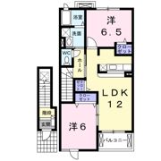 メイプルヴィラBの間取り画像