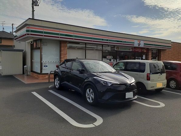 近くのセブンイレブン倉敷中庄店まで550m(徒歩7分)