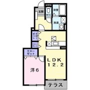 ヴィラ・デル・マ－レBの間取り画像