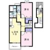 ロワゾーブルーAの間取り画像