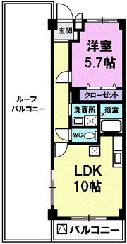 シャンドフルール元町の間取り画像