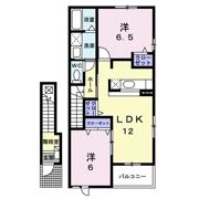 ラルジュグリーンDの間取り画像