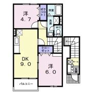 カーサ・フィオーレⅡの間取り画像