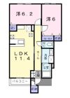 ベル ヴィラージュの間取り画像