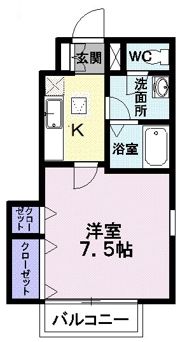 ベルーナ Ⅰの間取り画像
