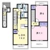 メゾン河北の間取り画像