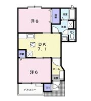 パストラル広貴Cの間取り画像
