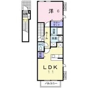 ソレイユ モンテ Aの間取り画像